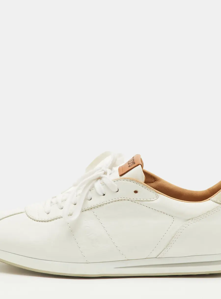 Tod's T-Marathon Size 43 White Leather Low Top Sneakers