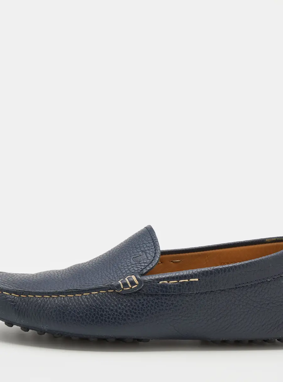 Tod's Size 41.5 Blue Leather Loafers & Moccasins