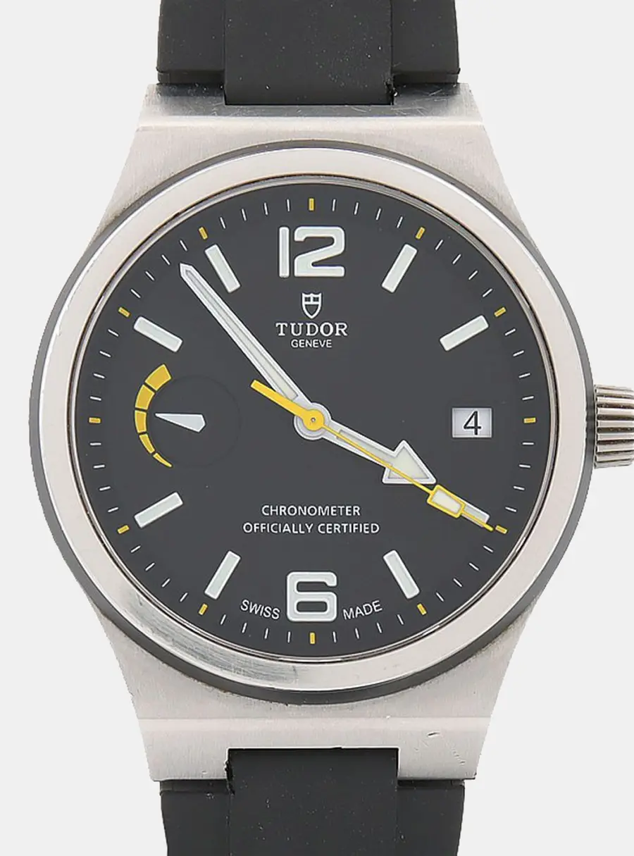 Tudor Style Model Name North Flag Reference Number 91210N Automatic Black Dial Stainless Steel Men's Wristwatch 40mm