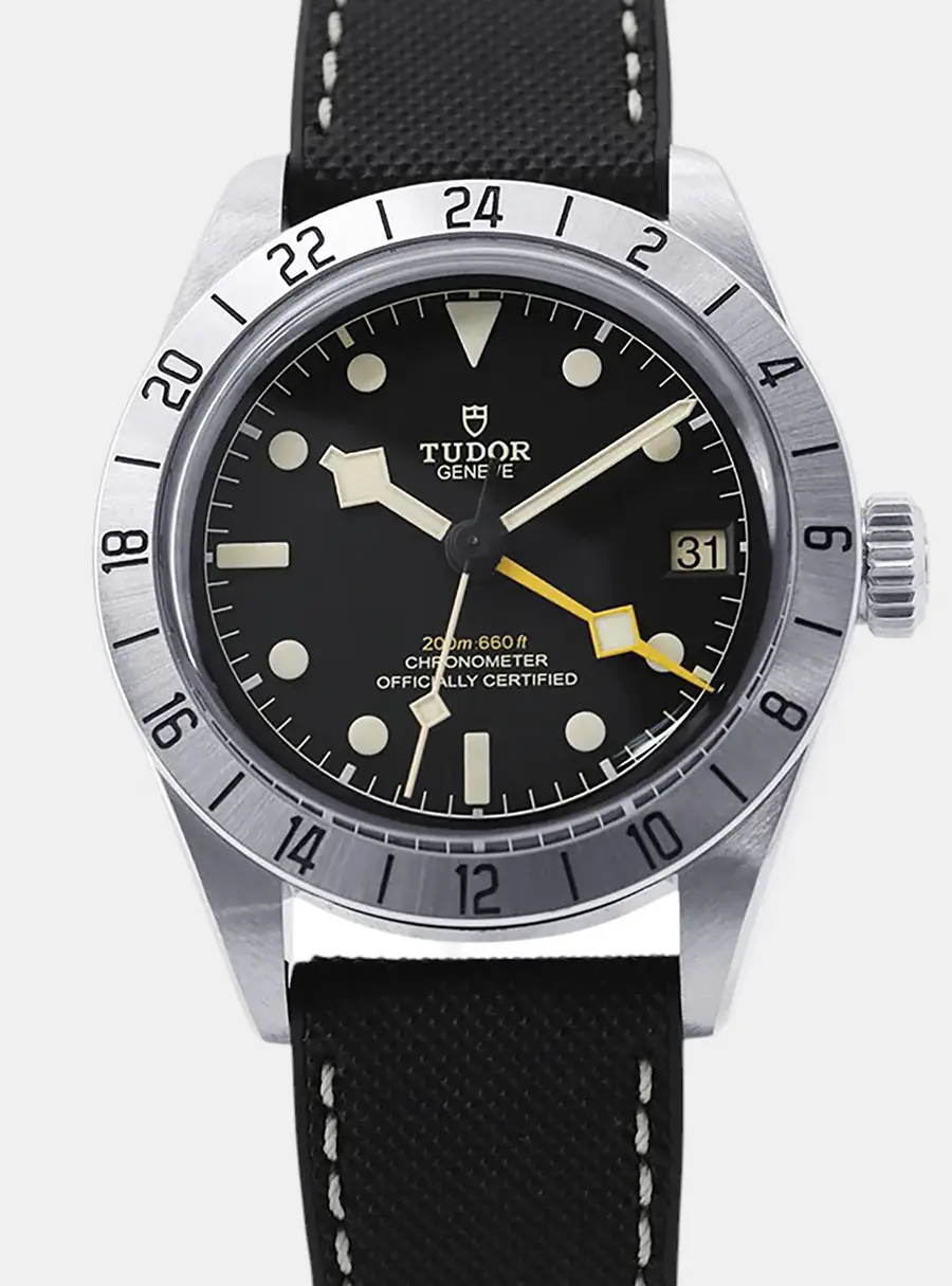 Tudor Black Bay Pro M79470-0003 Black Stainless Steel Automatic Men's Wristwatch 39 mm