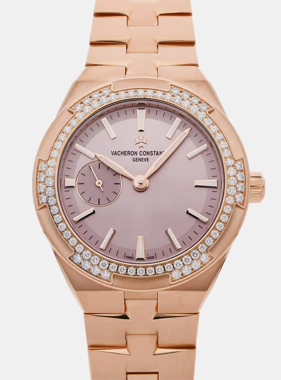 Vacheron Constantin Overseas 2305V/100R-B077 Pink 18K Rose Gold, Diamond Automatic Men's Wristwatches 37mm