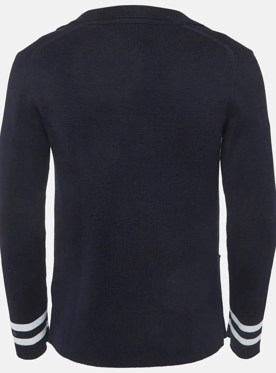 Valentino Blue Knit Sailors Jacket S
