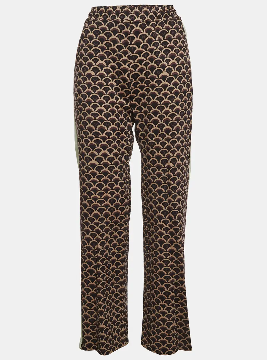 Valentino Multicolour Scallop Print Jersey Track Pants M