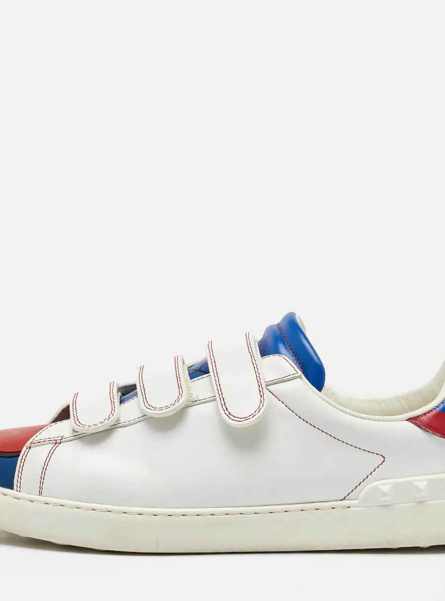 Valentino Multicolor Leather Super H Spiderman Low Top Sneakers Size 43