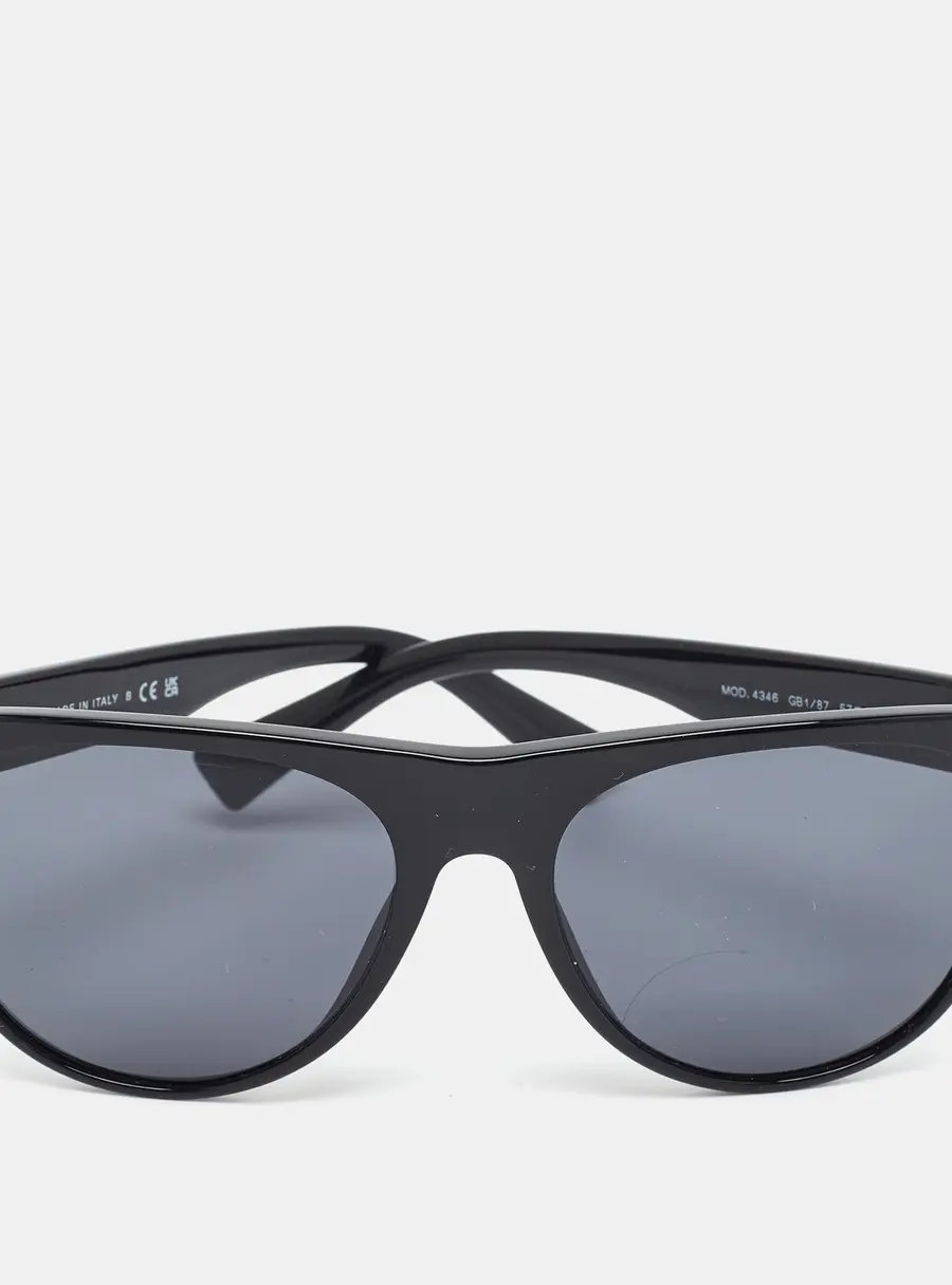 Versace Black MOD 4346 Greca Frame Sunglasses