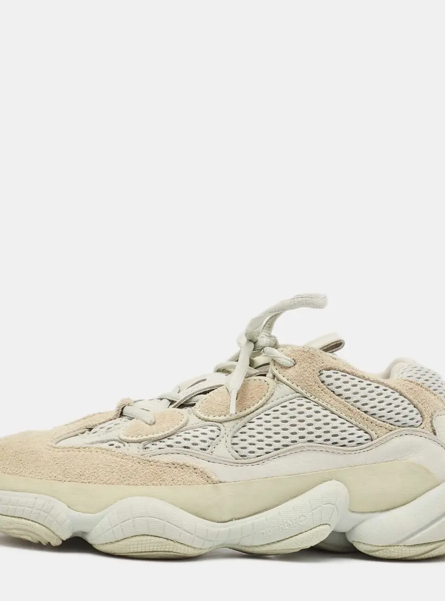 Yeezy x Adidas Mint Green Mesh and Suede Yeezy 500 Salt Sneakers Size 39 1/3