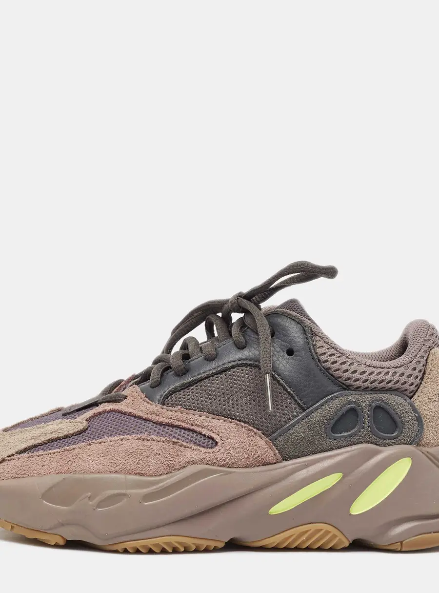 Yeezy x Adidas Multicolor Mesh and Suede Boost 700 Mauve Sneakers Size 38 2/3