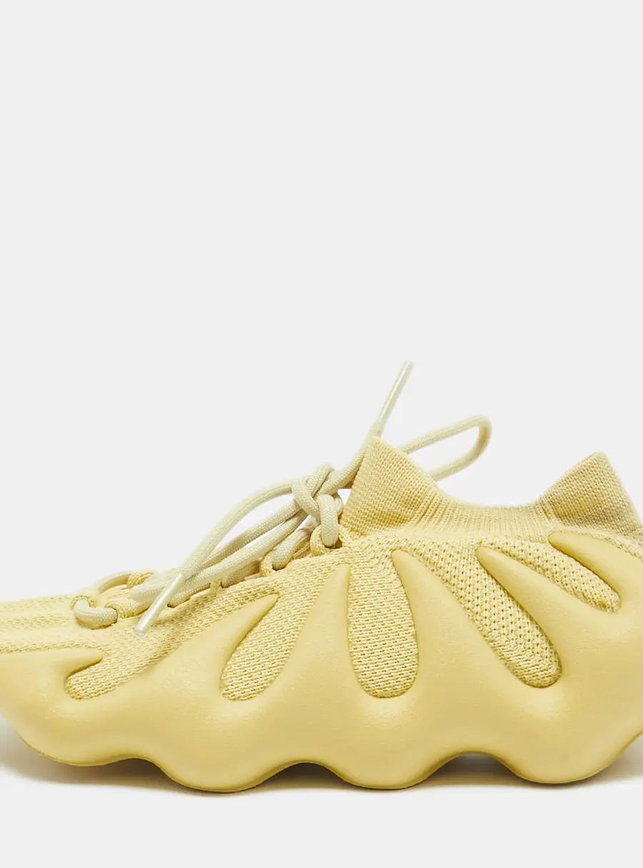 Yeezy x Adidas Green Knit Fabric 450 Sulfur Sneakers Size 38 2/3