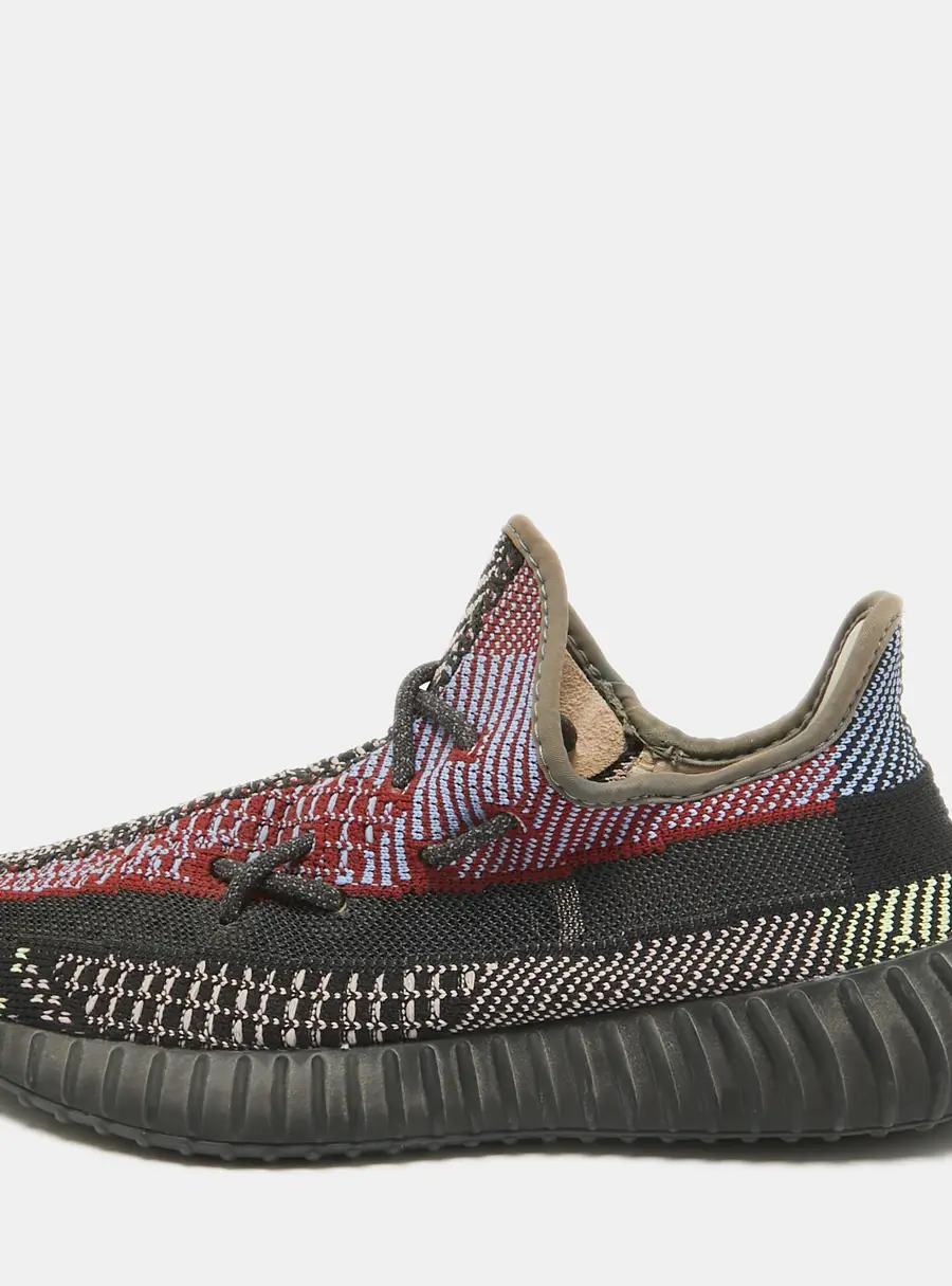 Yeezy x Adidas Multicolor Knit Fabric Boost 350 V2 Yecheil Non-Reflective Sneakers Size 40