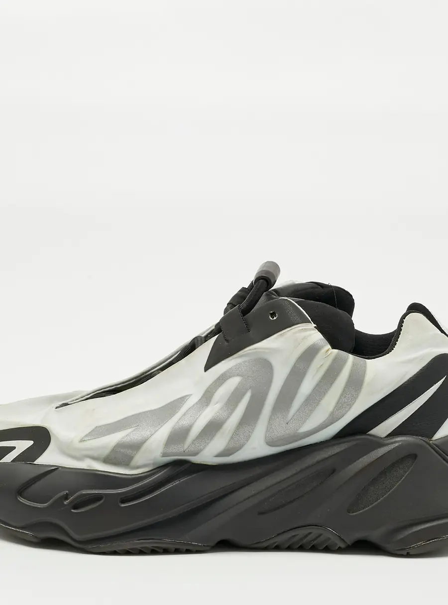 Yeezy x Adidas Off White/Black Nylon Boost 700 MNVN Low Top Sneakers Size 38