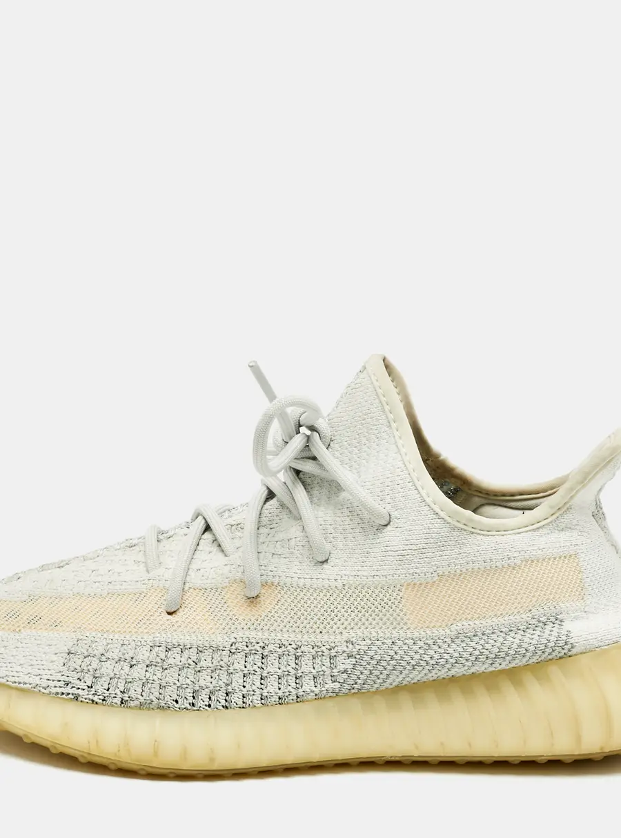 Yeezy x Adidas Blue Knit Fabric Boost 350 V2 Lundmark Sneakers Size 44
