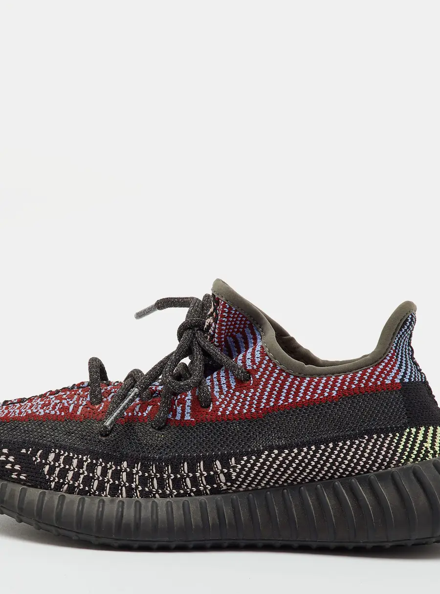 Yeezy x Adidas Multicolor Knit Fabric Boost 350 V2 Yecheil Sneakers Size 36 2/3