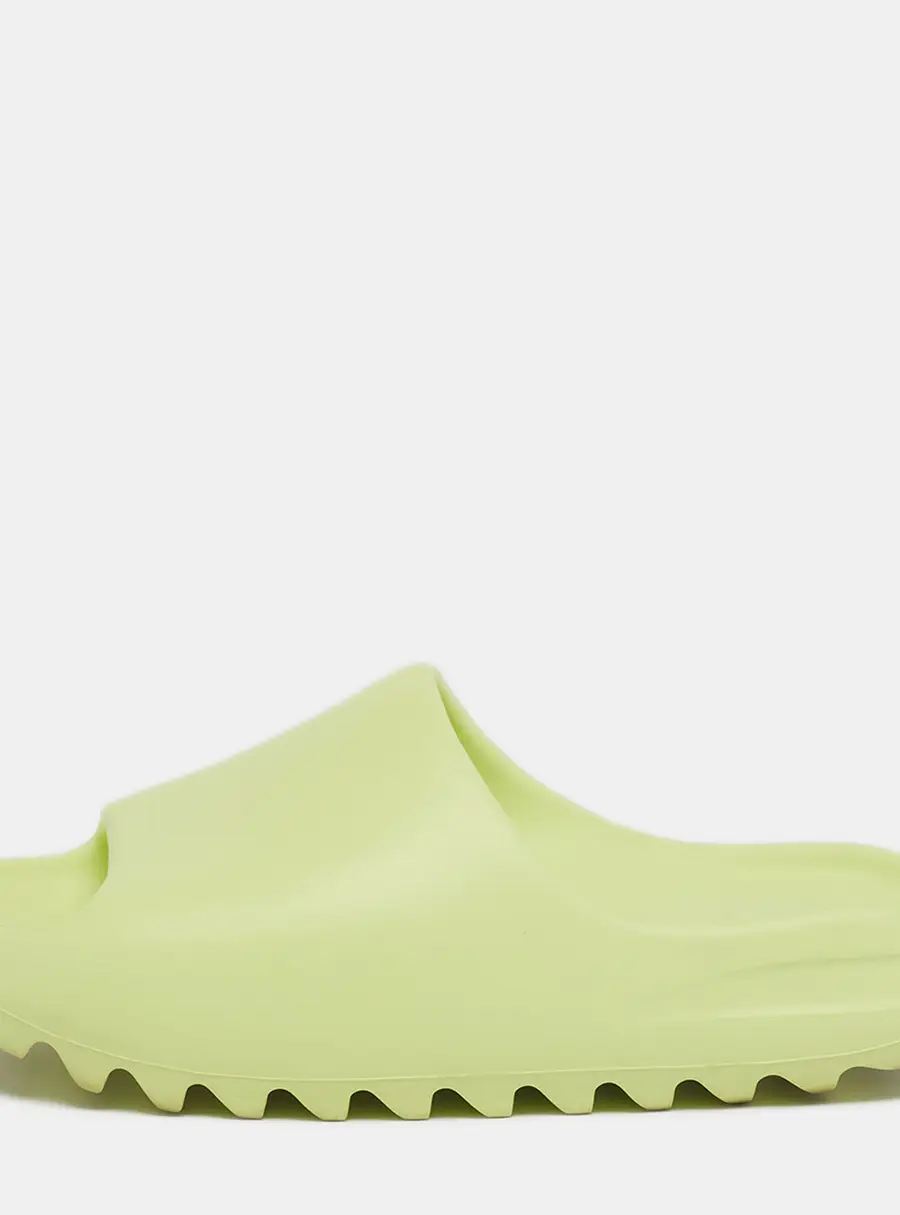 Yeezy x Adidas Glow Size 42 Neon Green Rubber Pool Slide