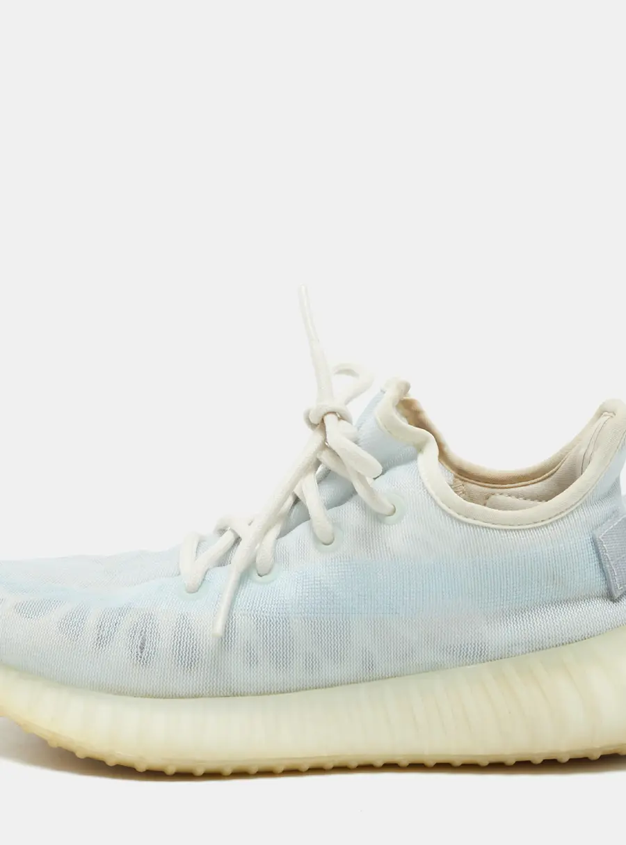 Yeezy x Adidas Boost 350 V2 Mono Ice Size 38 Blue Mesh Low Top Sneakers