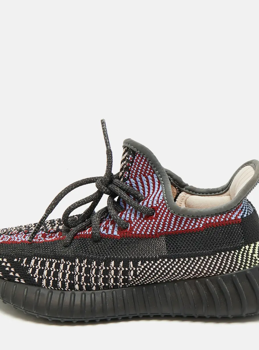 Yeezy x Adidas Boost 350 V2 Yecheil (Non-Reflective) Size 36 2/3 Multicolor Knit Fabric Low Top Sneakers