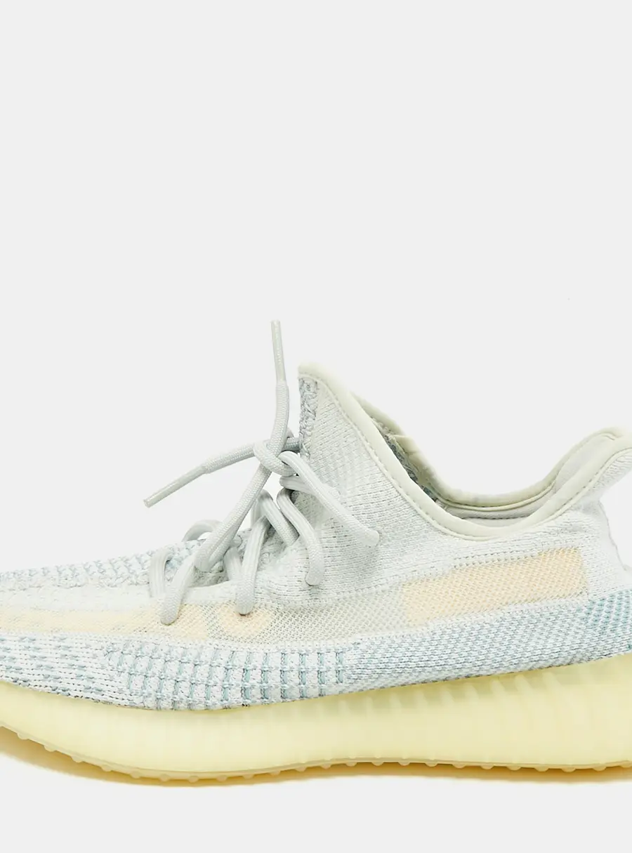 Yeezy x Adidas Boost 350 V2 Cloud (Non-Reflective) Size 41 1/3 Blue/White Knit Fabric Low Top Sneakers