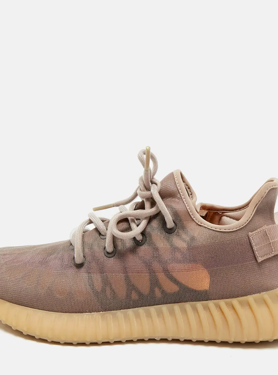 Yeezy x Adidas 350 V2 Boost Size 43.5 Purple Mauve Net Low Top Sneakers