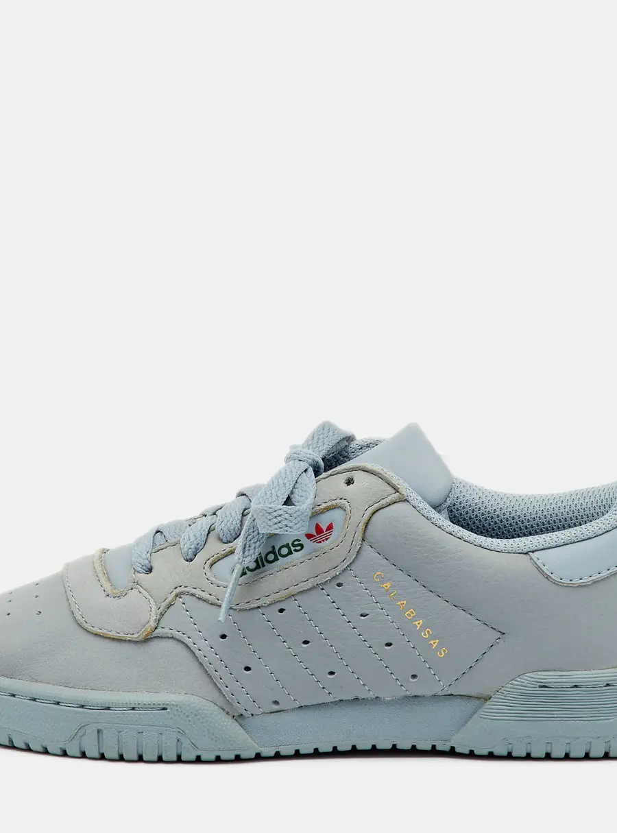 Yeezy x Adidas Grey Leather Adidas Yeezy Powerphase Calabasas Sneakers Size 36 2/3