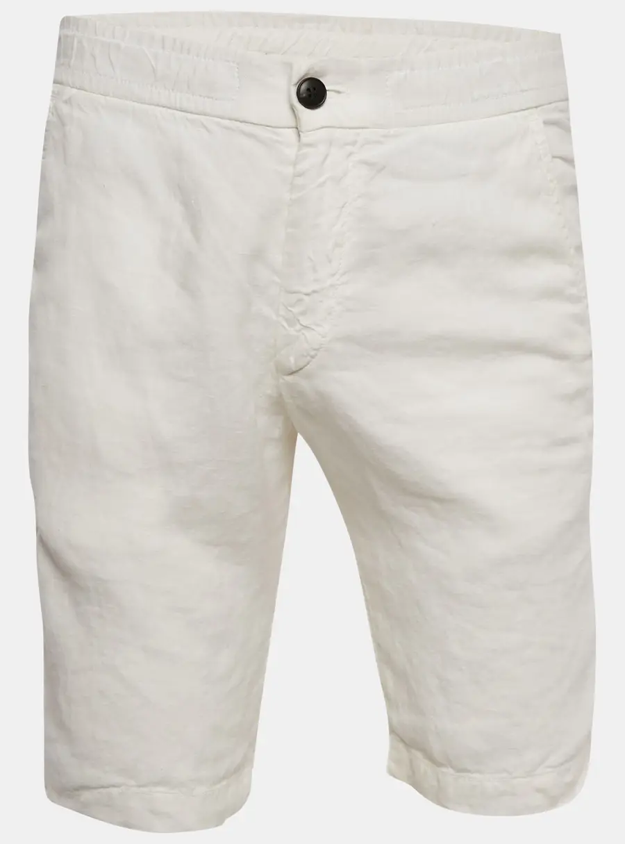 Z Zegna White Linen Short S