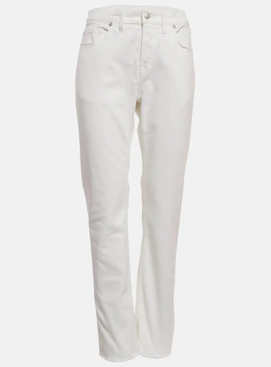 Zadig & Voltaire White Denim David Crop Jeans M Waist 32"