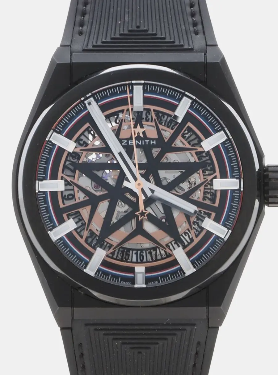 Zenith Defy Classic Fusalp Limited Edition 49.9000.670 -1/22.R797 Automatic Black Skeleton Dial Black Ceramic Men's Wristwatch 41mm