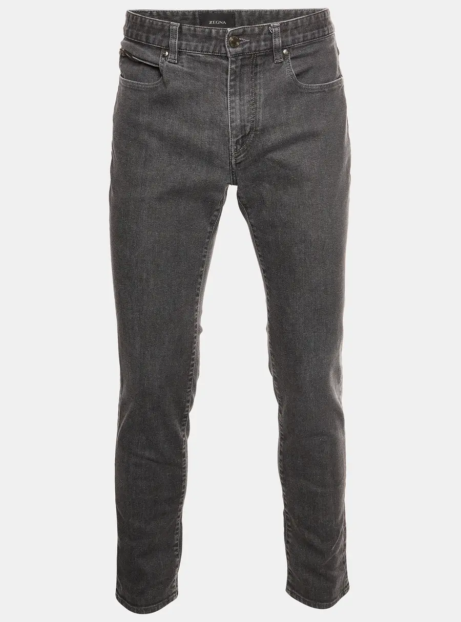 Zegna Grey Denim Slim Fit Jeans M /Waist 33"