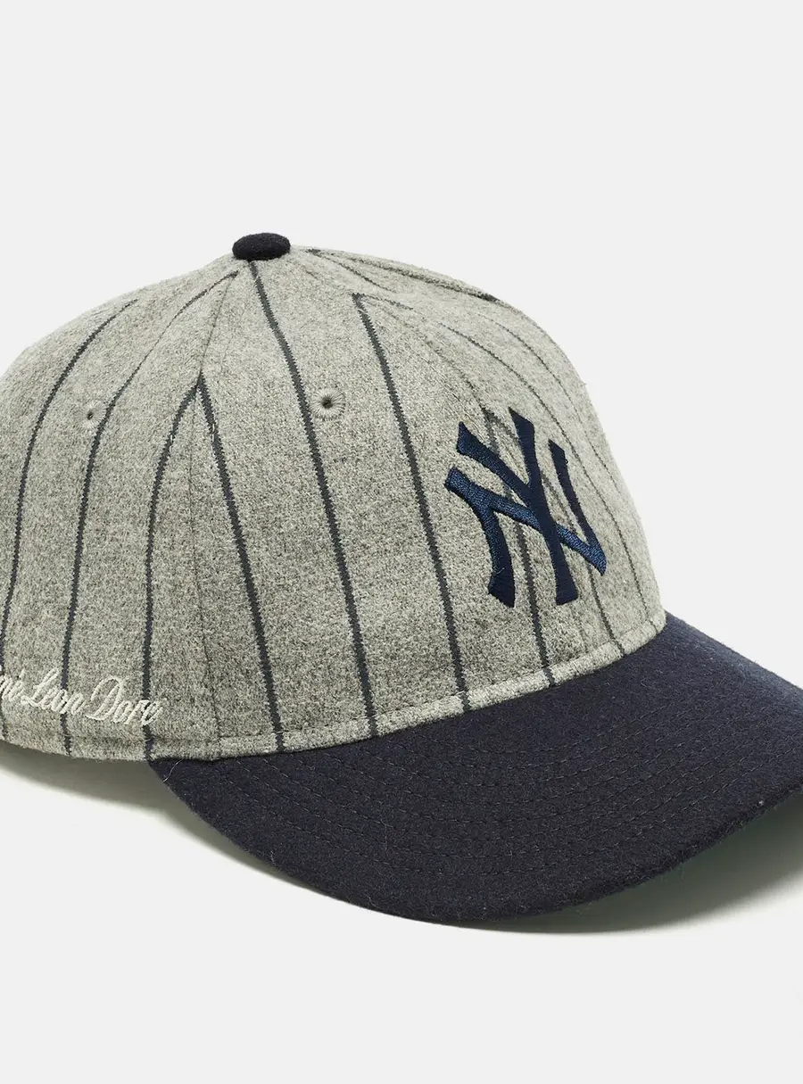 Aime Leon Dore x Newera Grey Wool Baseball Cap Size 57cm