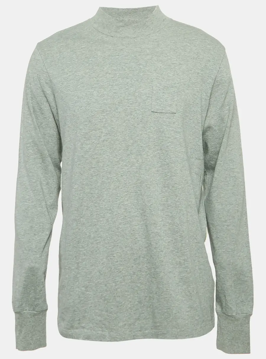 Aime Leon Dore Grey Cotton Knit Sweatshirt S