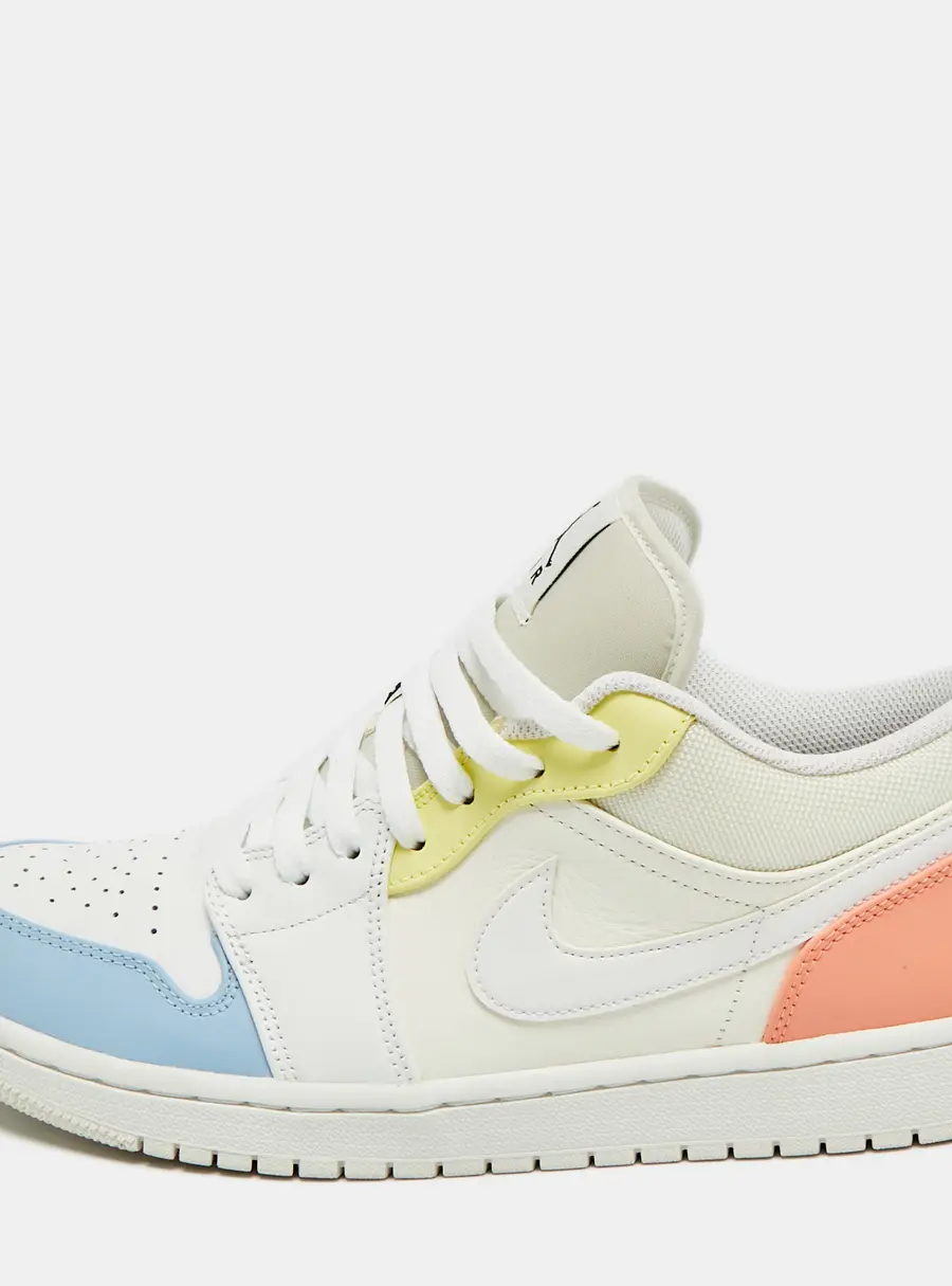 Air Jordans Jordan 1 To My First Coach Size 45.5 Multicolor Leather Low Top Sneakers
