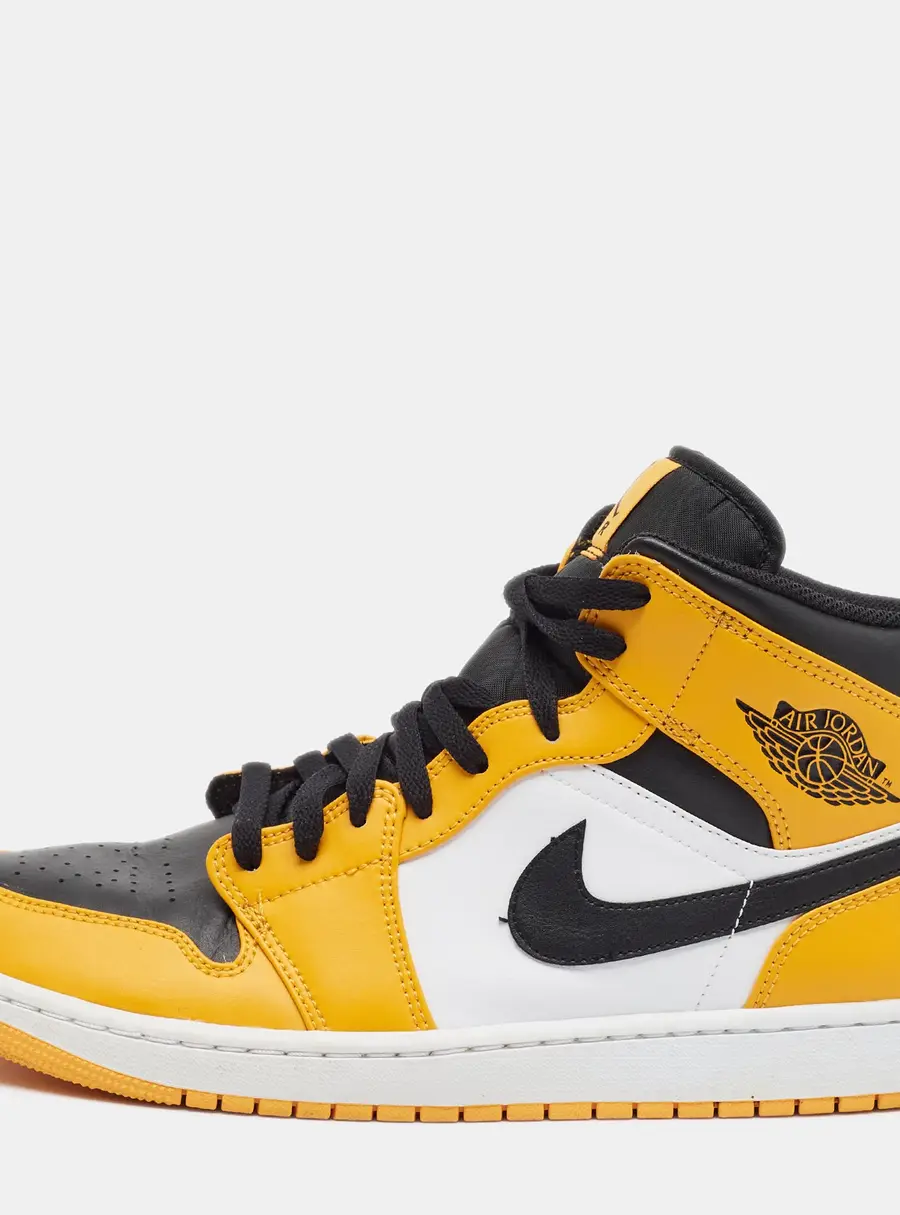 Air Jordans Jordan 1 Size 45.5 Tricolor Leather High Top Sneakers