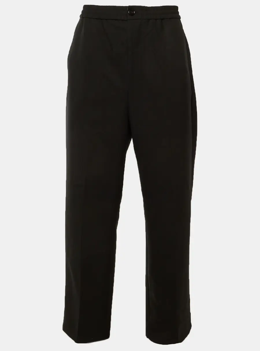 Ami Alexander Mattiussi Black Wool Blend Trousers M