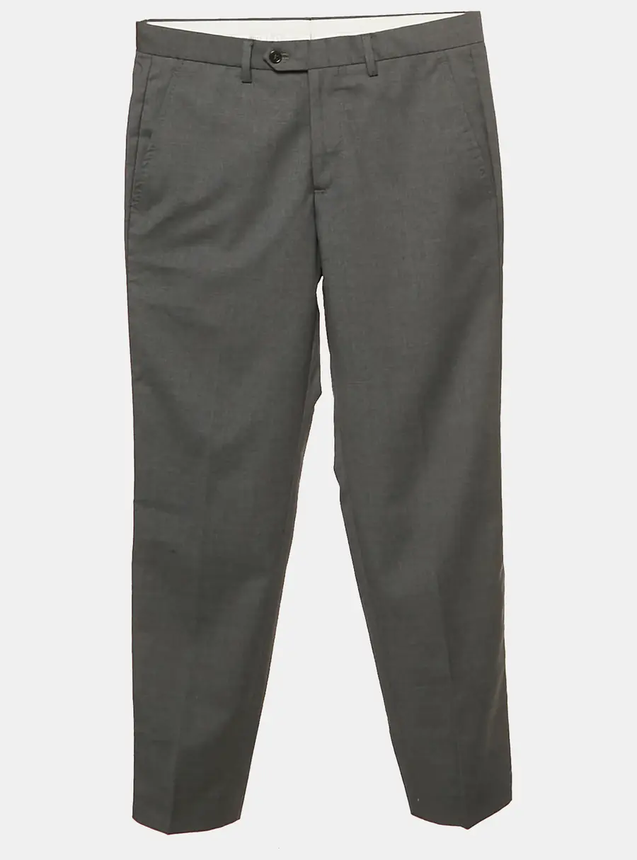 Armani Collezioni Dark Grey Wool Trousers S