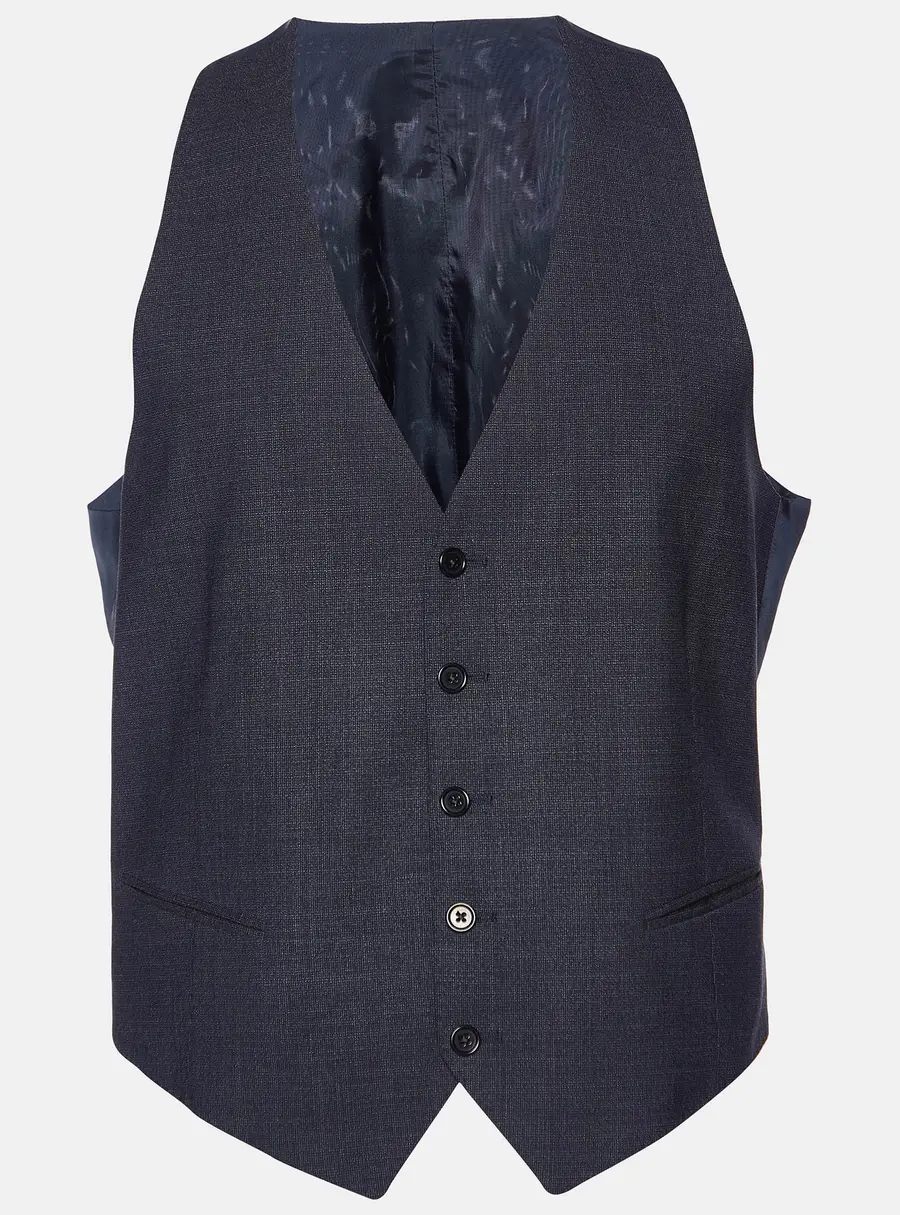 Armani Collezioni Charcoal Grey Wool Vest L