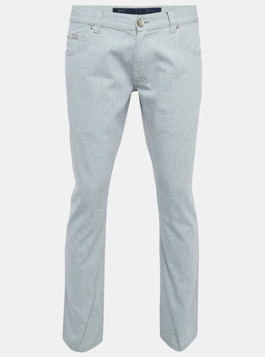 Armani Collezioni Light Blue Denim Slim Fit Jeans M Waist 33''
