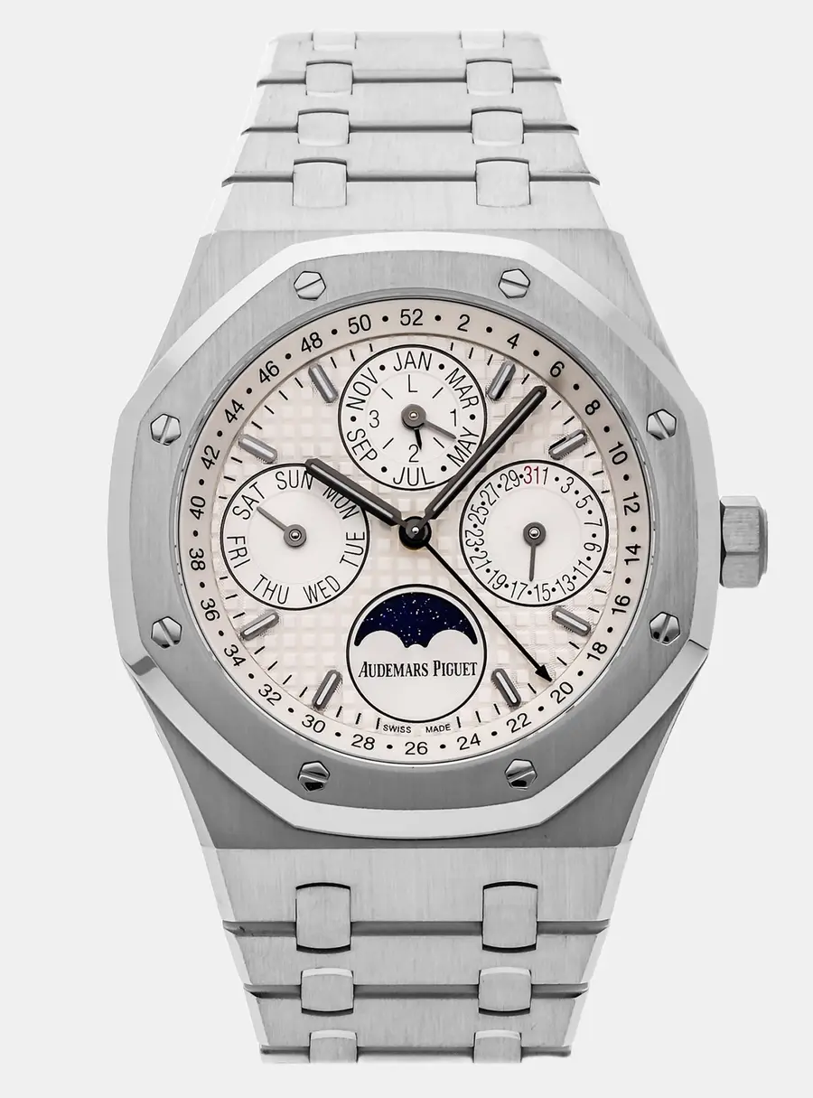 Audemars Piguet Royal Oak 26574ST.OO.1220ST.01 White Stainless Steel Automatic Men's Wristwatch 41mm