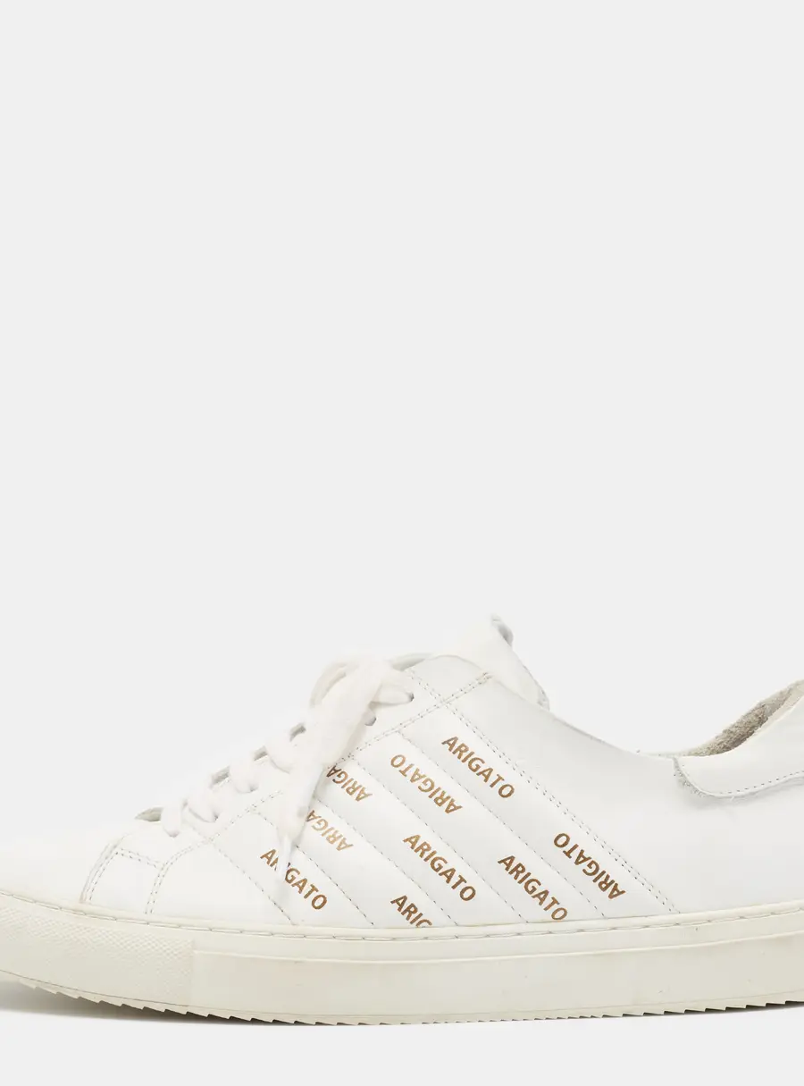 Axel Arigato White Leather Low Top Sneakers Size 43