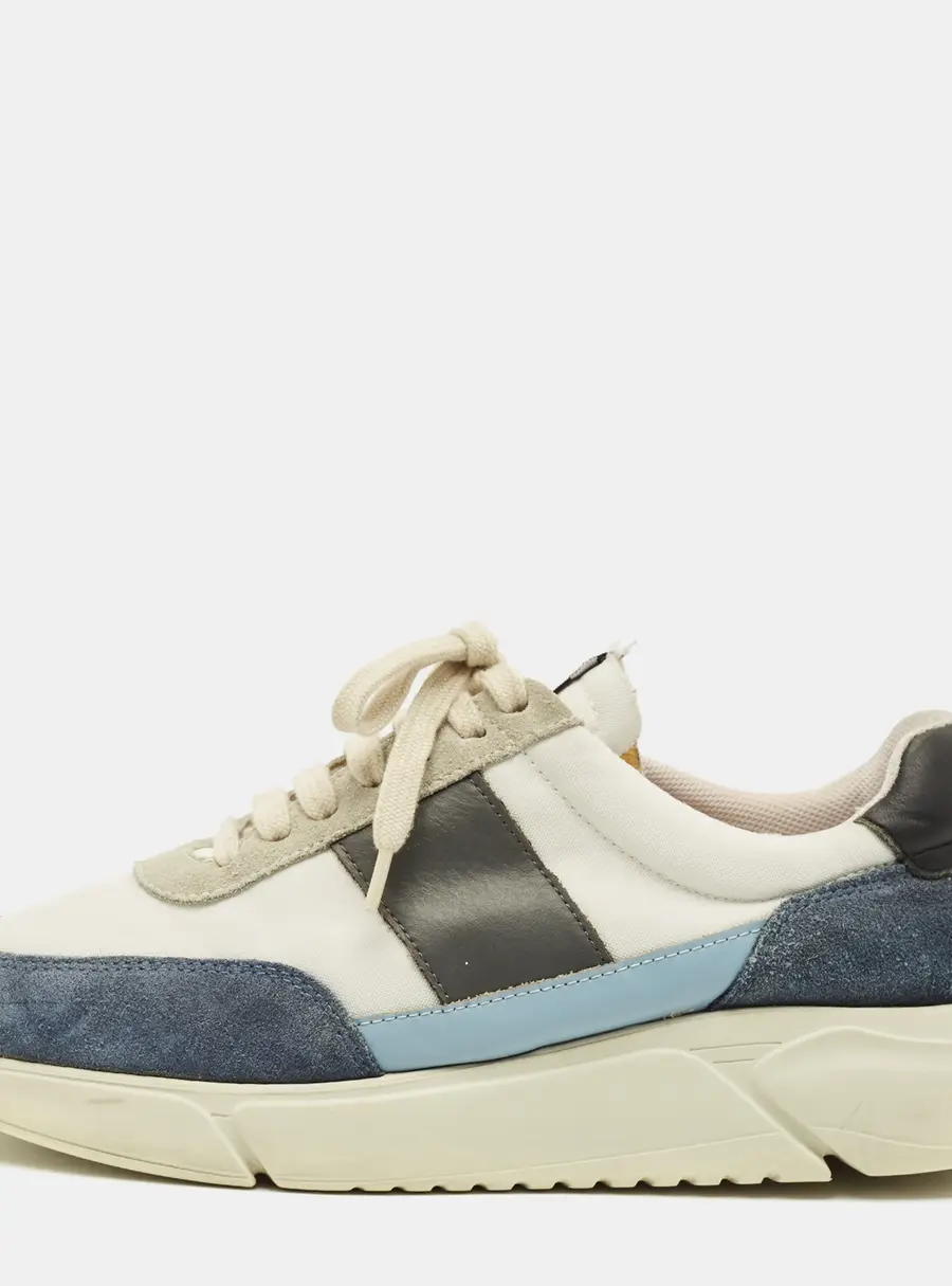 Axel Arigato Genesis Vintage Size 43 Multicolor Canvas, Leather and Suede Low Top Sneakers