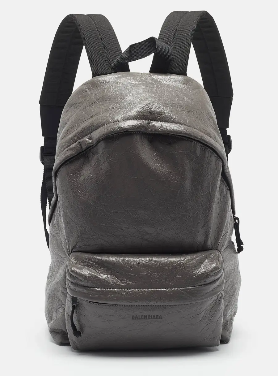 Balenciaga Explorer Dark Grey Leather Backpack