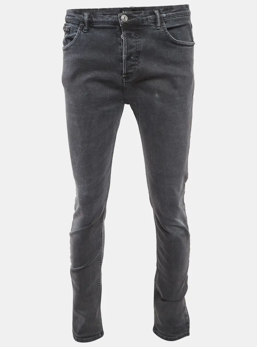 Balenciaga Grey Denim Straight Fit Jeans L/Waist 33"