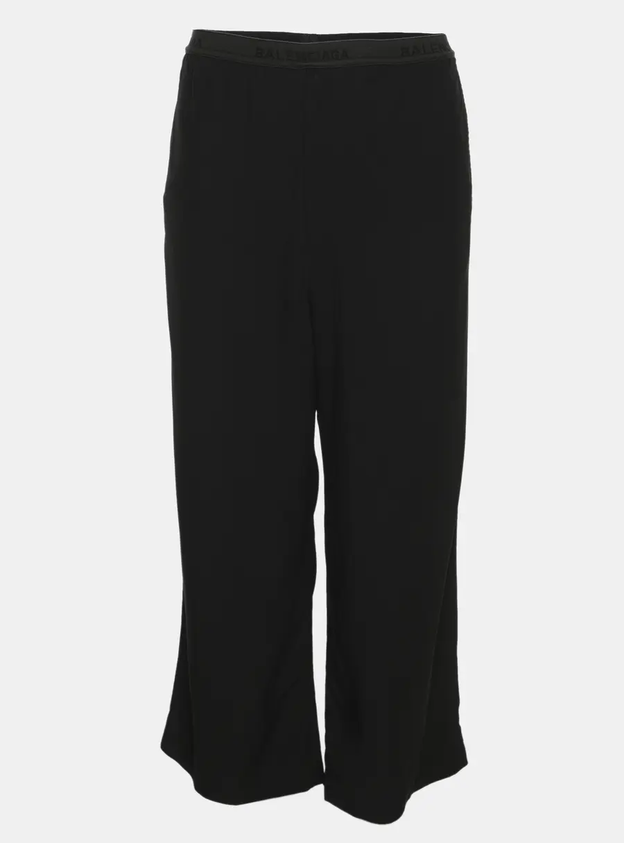 Balenciaga Black Nylon Track Pant S