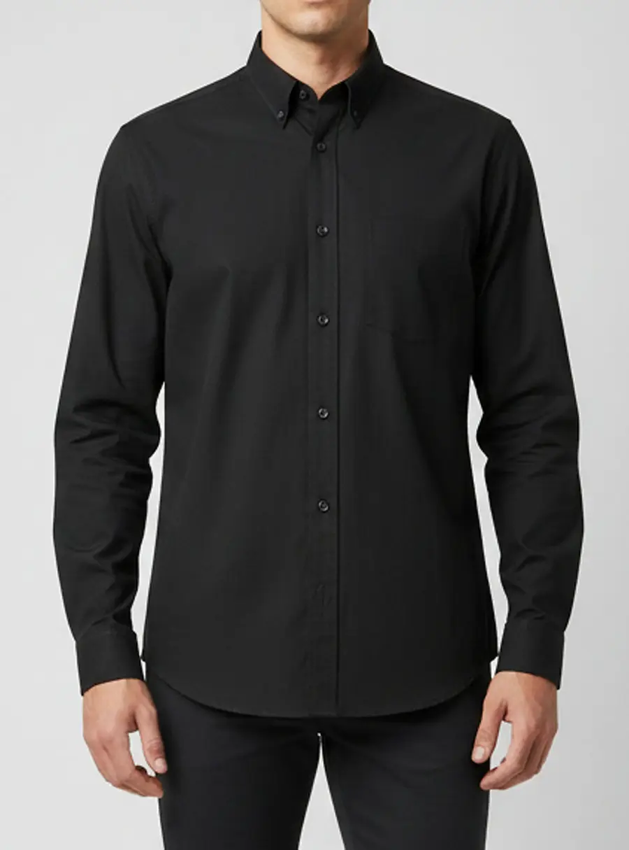 Balenciaga Black Logo Graphic Cotton Oversized Shirt M