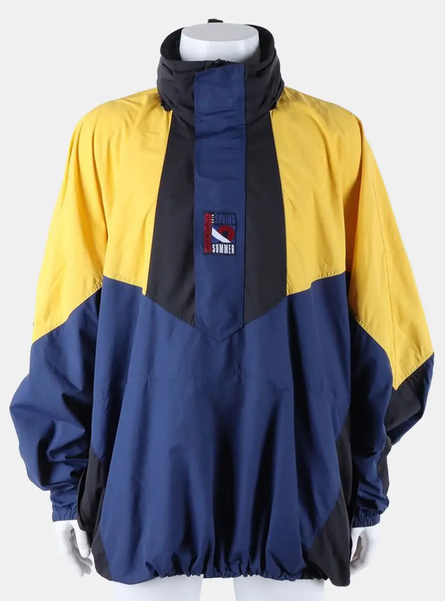 Balenciaga Anorak Multicolor Nylon Jacket Size S