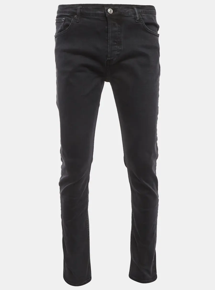 Balenciaga Black Denim Straight Fit Jeans L/Waist 34"