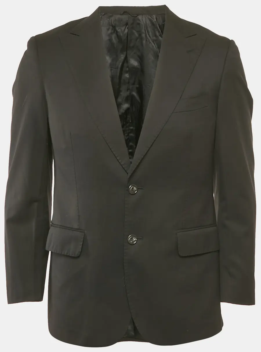 Balmain Black Wool Extra Slim Fit Blazer S