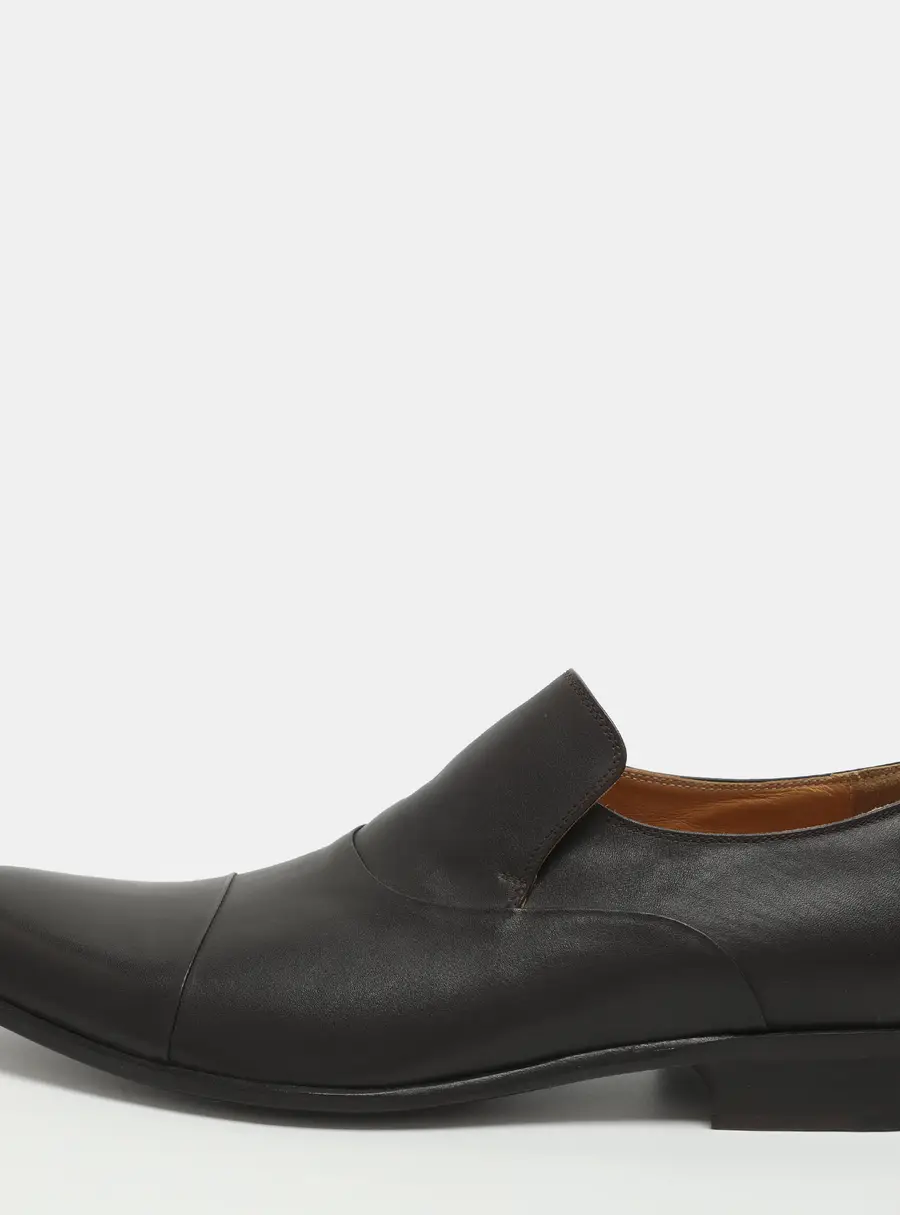 Balmain Size 43 Brown Leather Derby