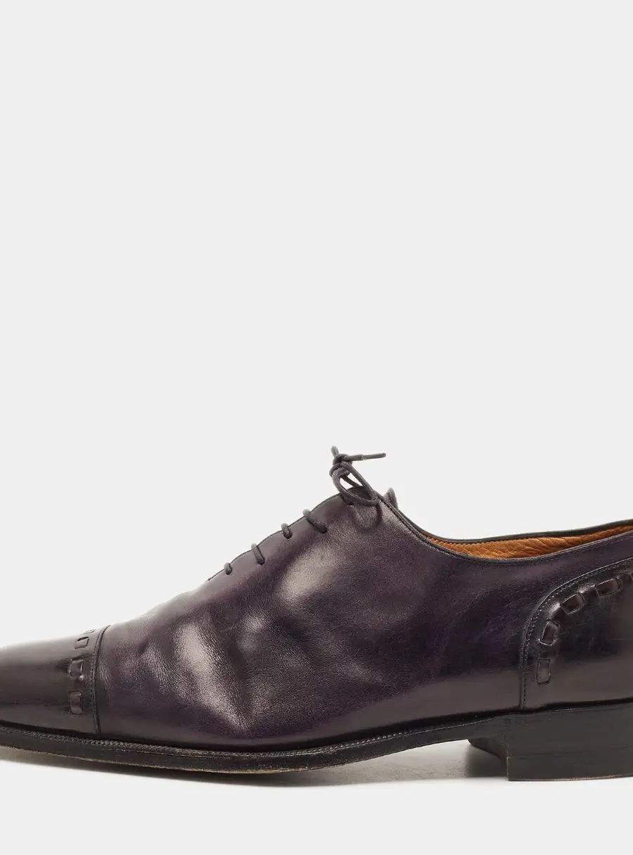 Berluti Alessandro Size 43.5 Two Tone Leather Oxfords