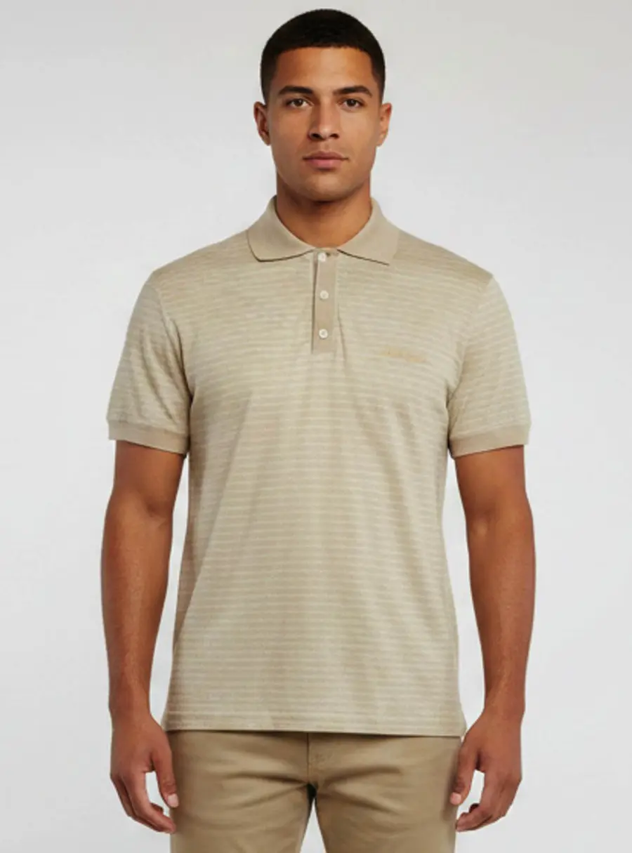 Billionaire Beige Linen Short Sleeve T-Shirt XS
