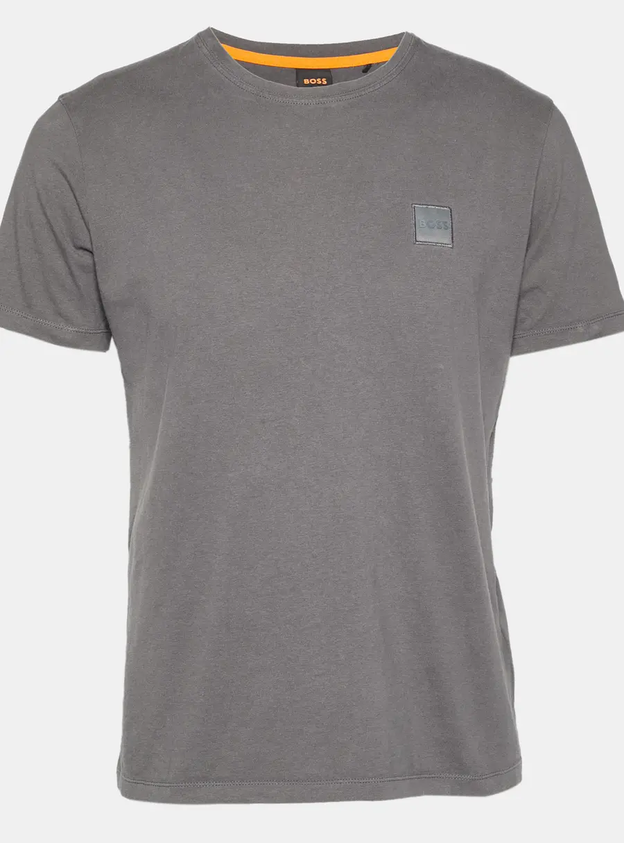 Boss orange by Hugo Boss Grey Cotton Knit T-Shirt L