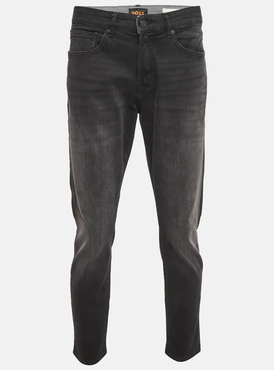 Boss Orange By Hugo Boss Black Denim Onyx Slim Tapered Jeans M Waist 37"