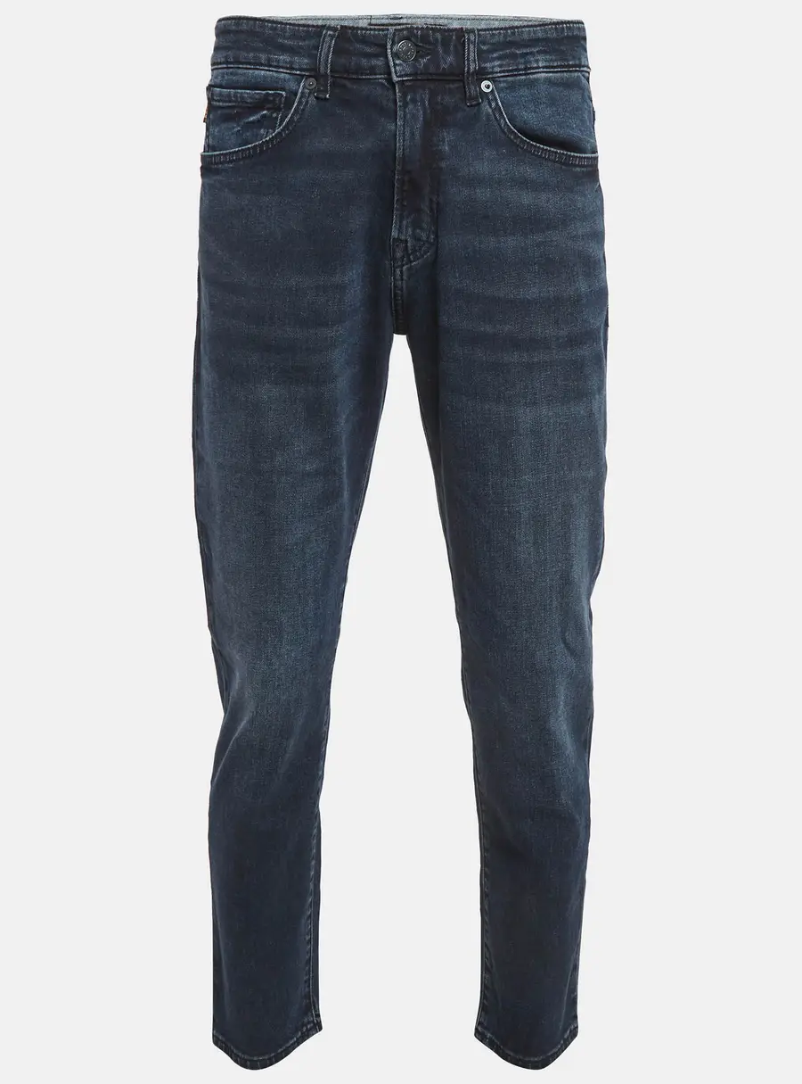 Boss Orange By Hugo Boss Navy Blue Denim RE. Maine Regular Jeans M Waist 36"